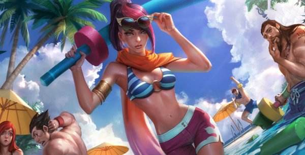 2016泳池派对限时开放 LOL三款皮肤快来抢购