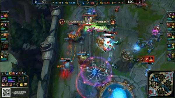 羊驼状态爆表轰炸下路 维克托无解输出击败GT
