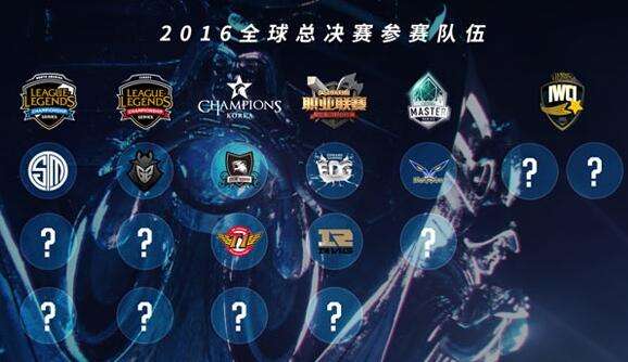 LOL2016全球总决赛都有哪些战队参加