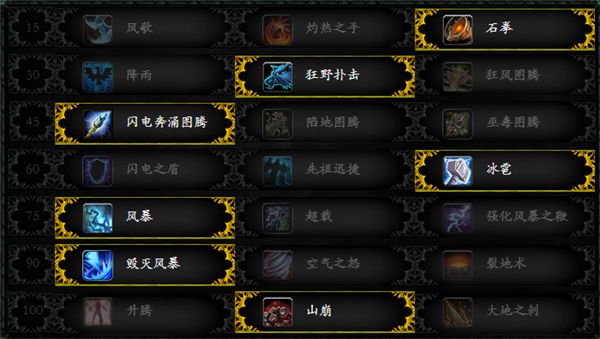 7.0增强萨天赋加点选择输出手法属性优先级