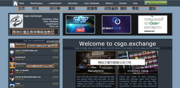 csgoexchange磨损网 csgo皮肤磨损查询教程