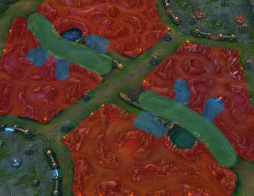 召唤师峡谷的植物出现在哪里 图解植物生成位置