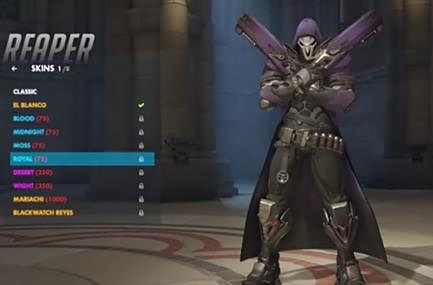 守望先锋死神全套皮肤展示 外观快速一览