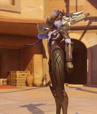 守望先锋黑百合皮肤 守望先锋黑寡妇皮肤