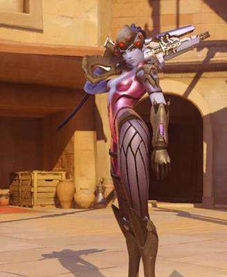 守望先锋黑百合皮肤 守望先锋黑寡妇皮肤