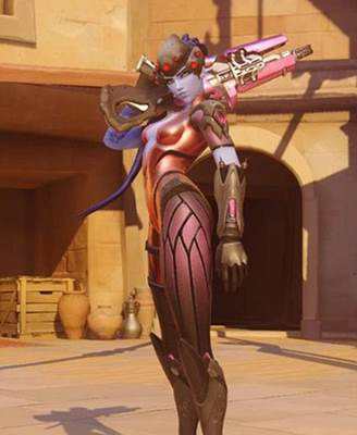 守望先锋黑百合皮肤 守望先锋黑寡妇皮肤