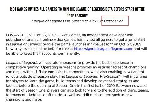 2016年10月27日 LOL正式开服7周年纪念日