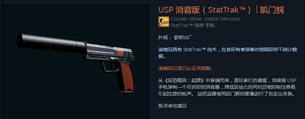 csgo凯门鳄是什么 csgo凯门鳄价格行情
