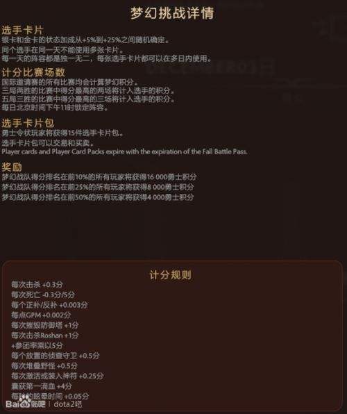 11月9日DOTA2更新：秋季赛的选手卡包