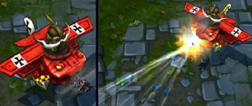 LOL飞机哪个皮肤最好看？库奇哪个皮肤有特效