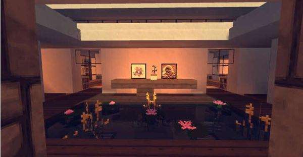 中国式的海边别墅 我的世界创意作品欣赏