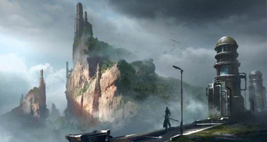 龙魂时刻唯美雪山和矿山场景精美原画赏析