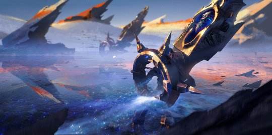 龙魂时刻唯美雪山和矿山场景精美原画赏析