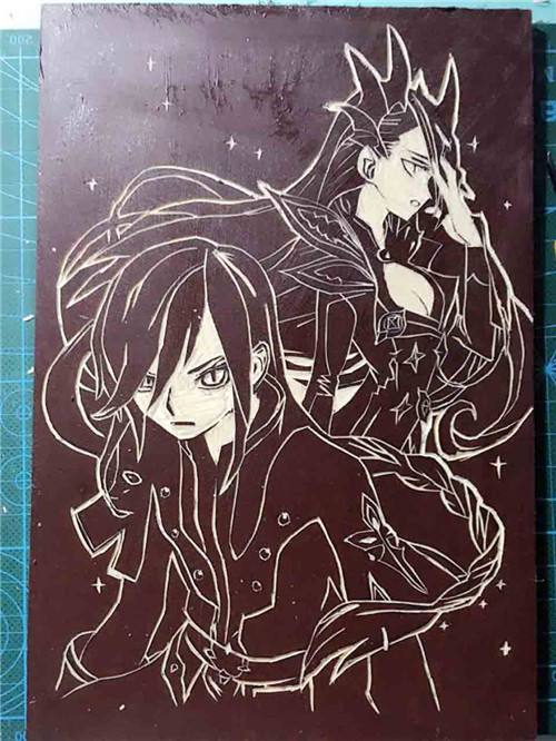 龙之谷玩家漫画木刻冰龙美少年美少女 特玩网