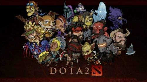 萌翻了的英雄們大神dota2手繪表情包