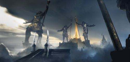 龙魂时刻精美地狱 天堂场景原画赏析分享