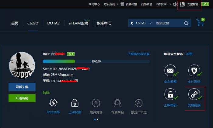 igxe交易链接是什么 csgoigxe交易链接怎么填写