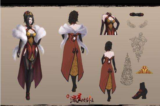 纯正武侠风 新流星搜剑录人设原画赏析