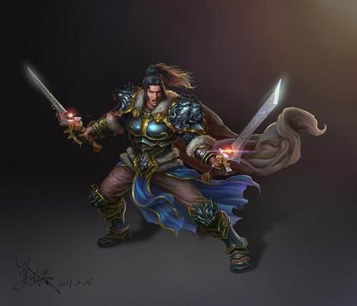 风暴英雄同人创作 纪念瓦里安国王