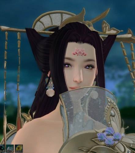 蜀山缥缈录捏脸美图欣赏 漂亮的百花脸