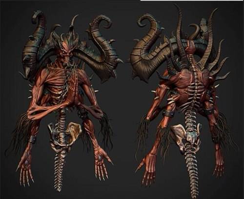 神还原 暗黑破坏神精美人物3D角色设计模型