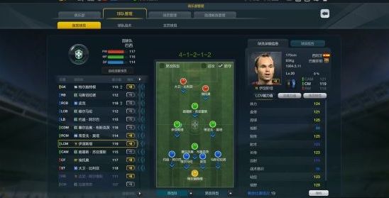 FIFA Online3红蓝一生4132阵型战术板推荐