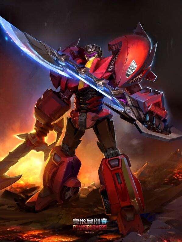 变形出发 变形金刚ol15架机体精美原画欣赏