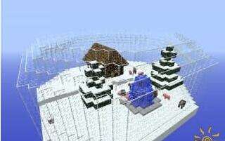 我的世界雪晶空岛建筑下载 雪晶空岛图集