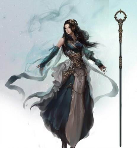 镇魔曲职业原画——圣修