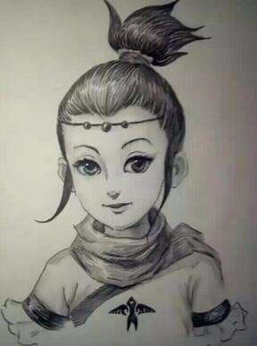 梦幻西游2同人作品展 铅笔手绘作品欣赏