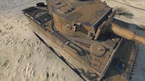 坦克世界德粉的收藏品虎式131号游戏内截图
