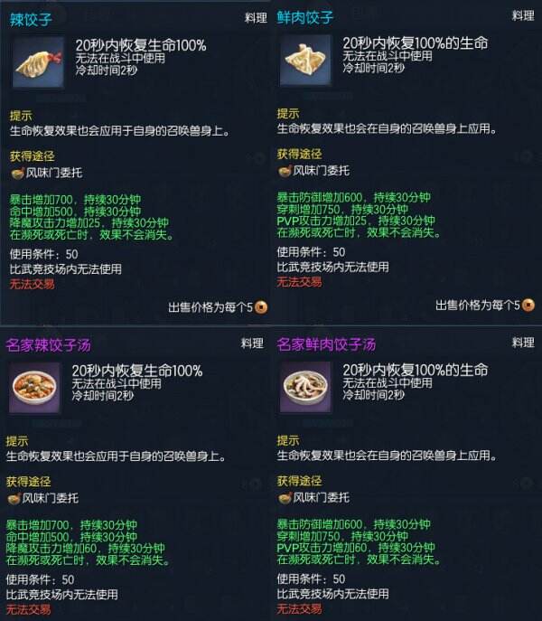 剑灵副职业改版详细分析 风味门在哪可以做什么
