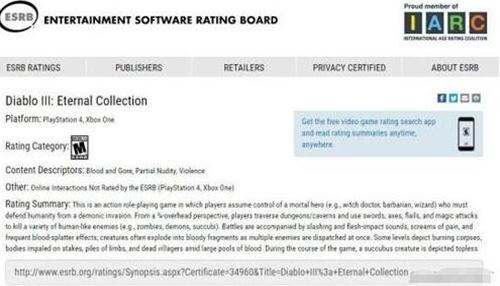 暗黑三永恒珍藏通过评级 死灵法师有望上线