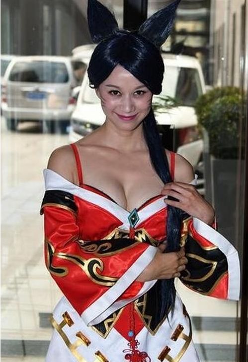 武林外传祝无双COS阿狸 这画风有点放荡不羁