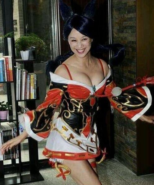 武林外传祝无双COS阿狸 这画风有点放荡不羁