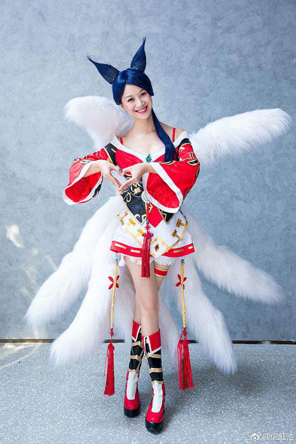 武林外传祝无双COS阿狸 这画风有点放荡不羁