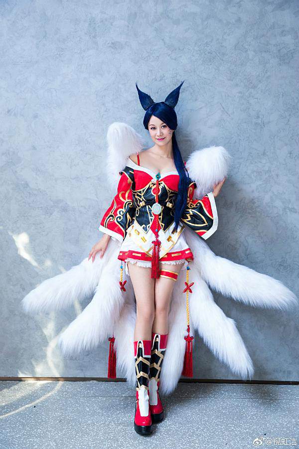 武林外传祝无双COS阿狸 这画风有点放荡不羁