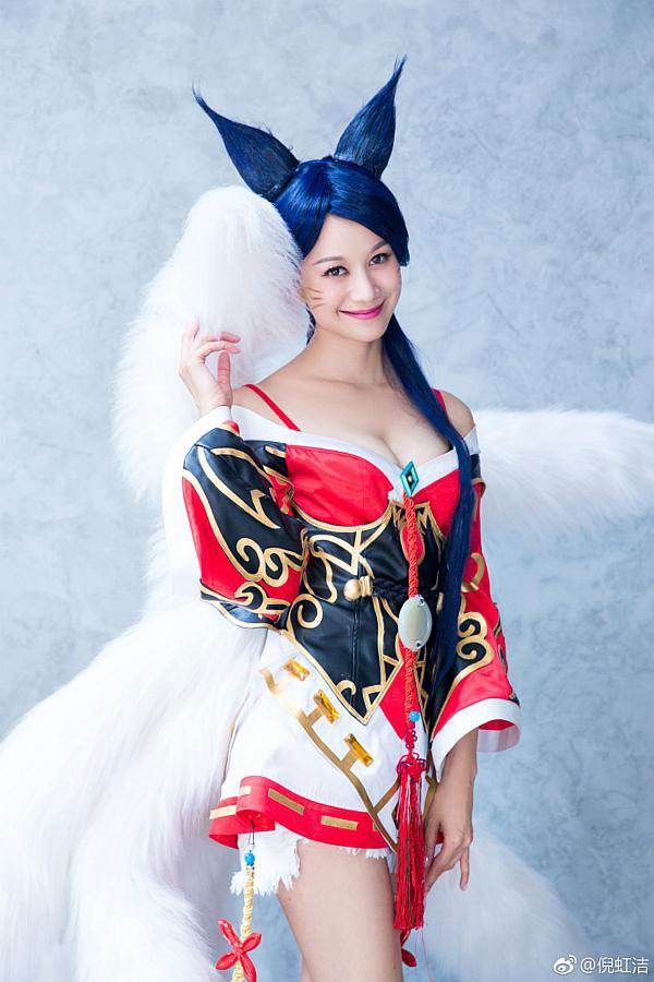 武林外传祝无双COS阿狸 这画风有点放荡不羁