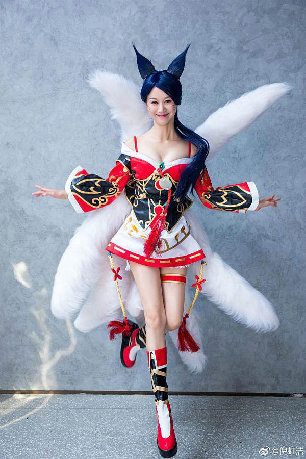 武林外传祝无双COS阿狸 这画风有点放荡不羁
