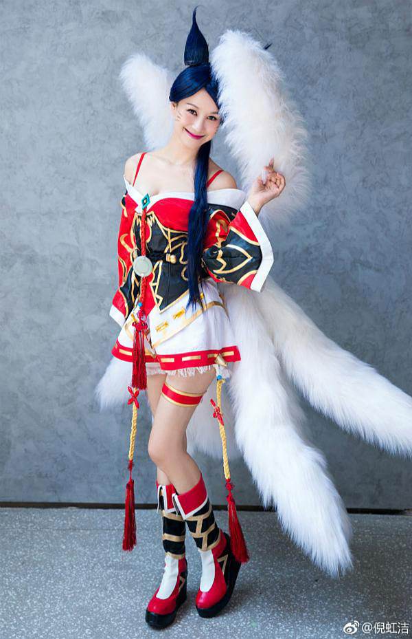 武林外传祝无双COS阿狸 这画风有点放荡不羁