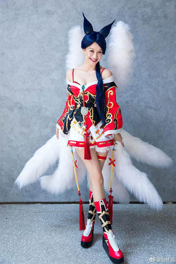 武林外传祝无双COS阿狸 这画风有点放荡不羁