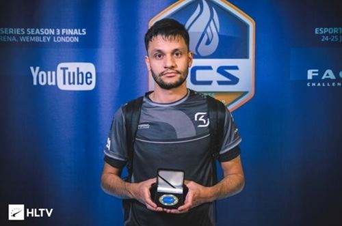 SK.fer获得本次CSGO ECS第三赛季总决赛MVP