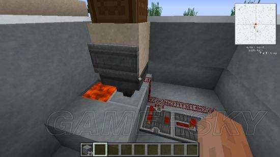 《我的世界》简易红石垃圾桶制作教程图文详解