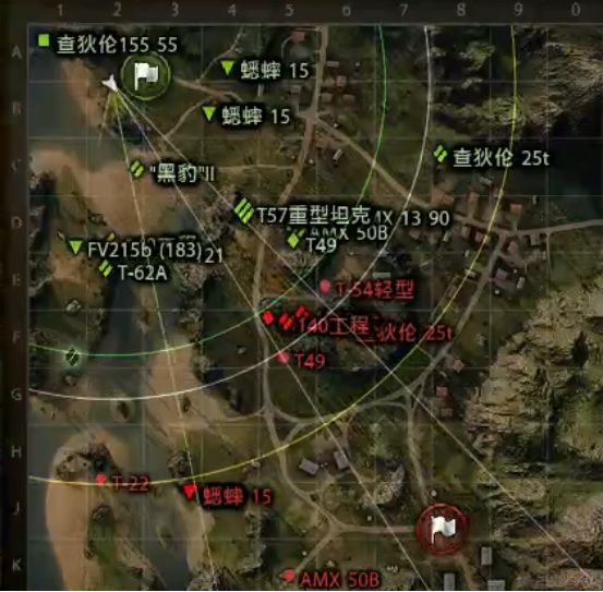 坦克世界地图攻略 火炮在湖边的角逐的战术