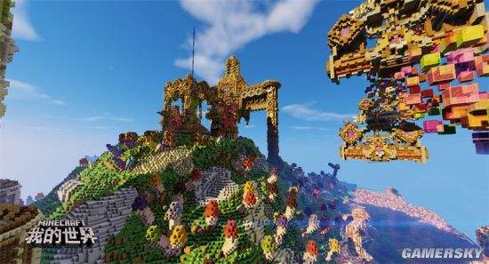 用方块实现想象力 我的世界建筑峰会收官作品