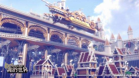 用方块实现想象力 我的世界建筑峰会收官作品