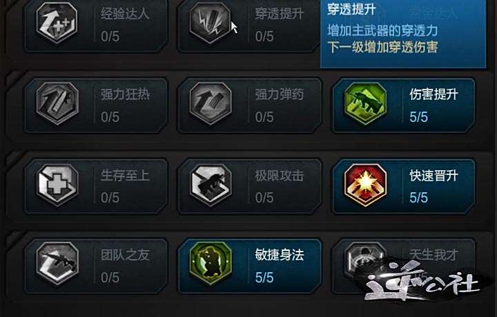 逆战猎场天赋解读 第三行天赋该怎么选择