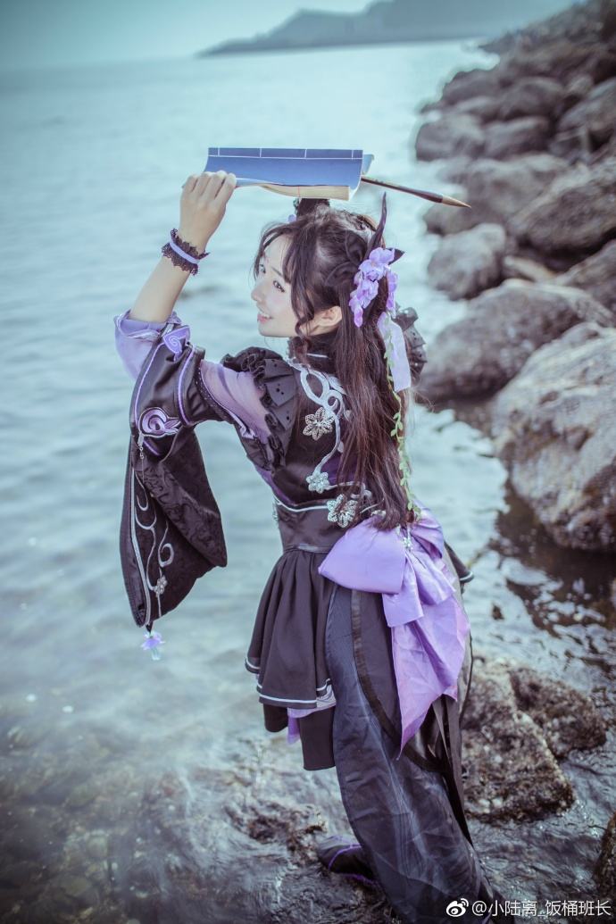 剑网3花萝优秀cos欣赏 微风拂面海天一色