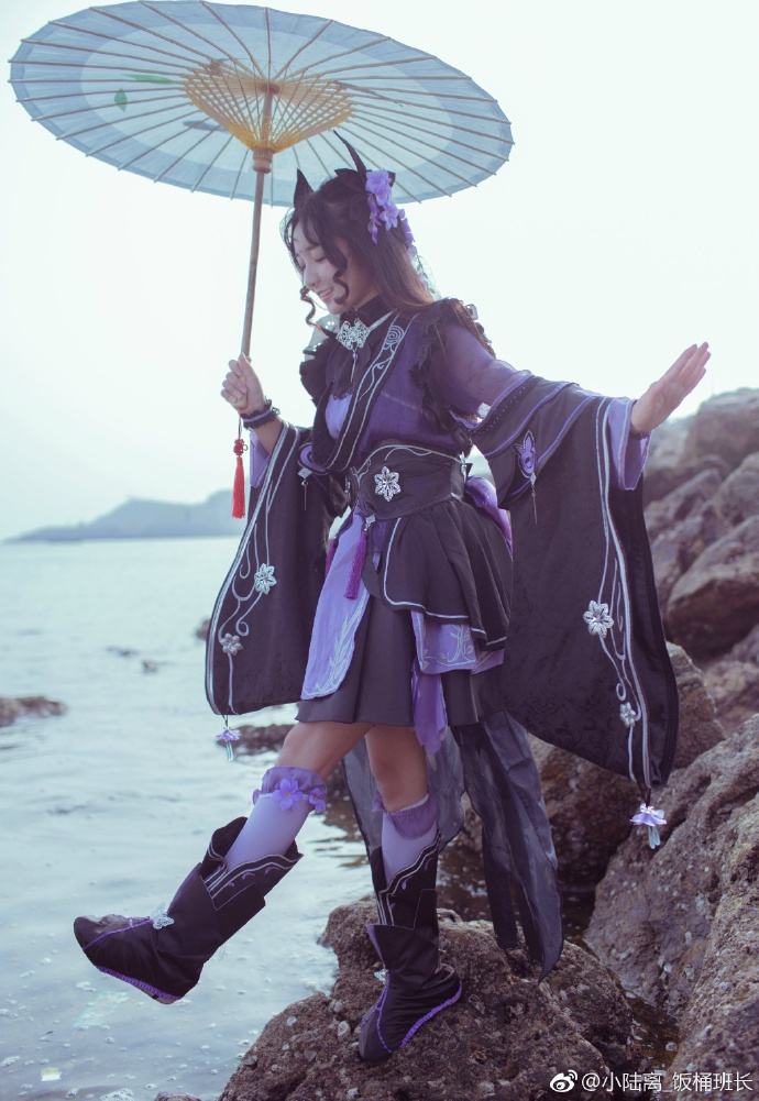 剑网3花萝优秀COS欣赏 微风拂面海天一色