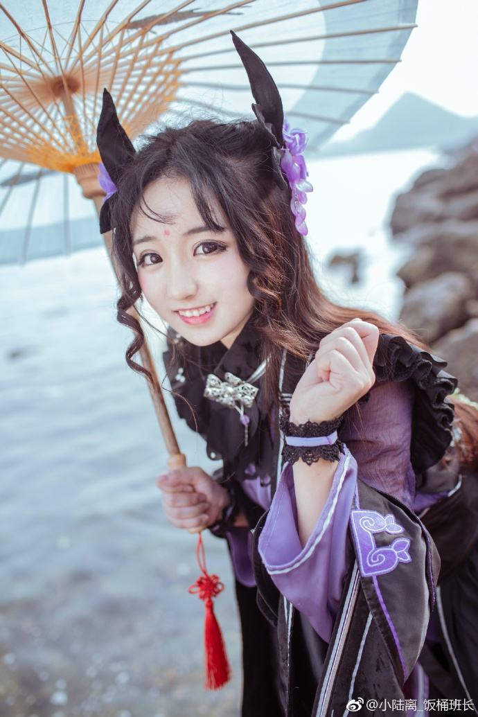 剑网3花萝优秀cos欣赏 微风拂面海天一色